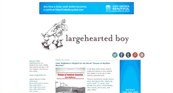 Desktop Screenshot of blog.largeheartedboy.com
